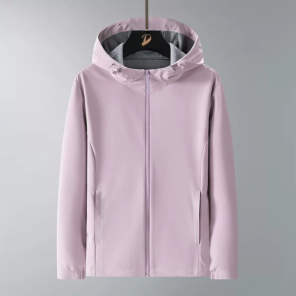 Outdoor Sports Windbreaker Jacket Women's High-end Windproof Hooded Top Spring and Autumn Elastic Sports Jacket Loose Jacket