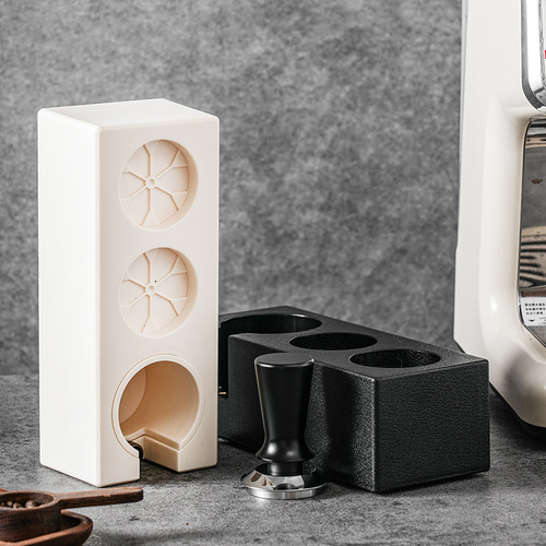 Coffee press powder seat ABS filling seat cloth powder press set coffee handle bracket powder hammer storage base