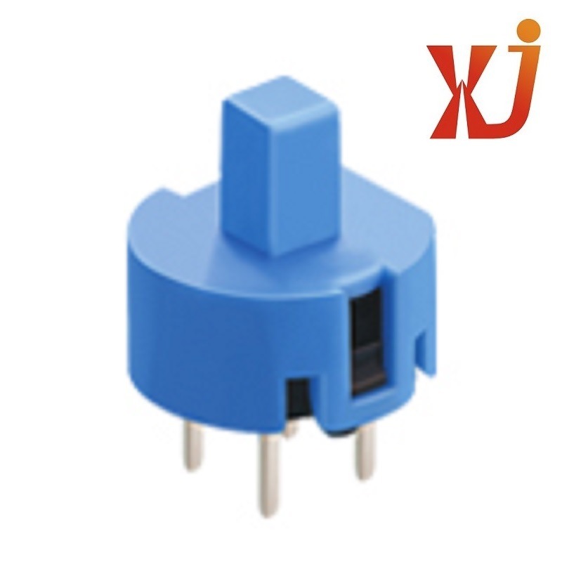 方头按钮复位开关高16.3mm  轻触开关方头圆形  正压轻触开关无锁