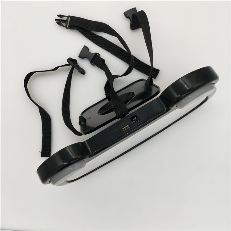 In-car baby rearview mirror car child car seat 360 ° rotating LED reflective auxiliary observation mirror