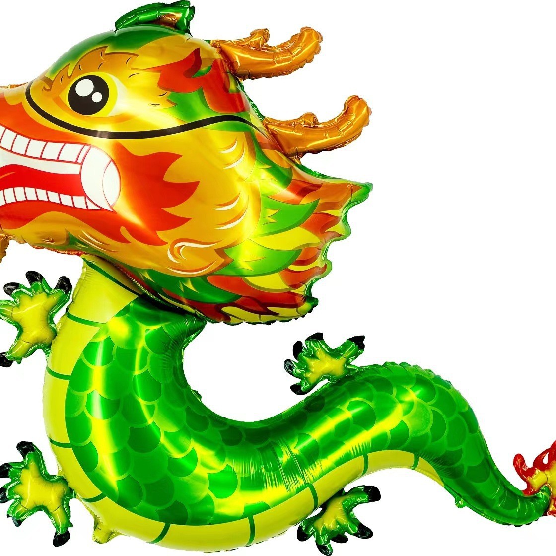 Dragón Año nuevo globo de papel de aluminio dragón chino dibujos animados doce Zodiaco lindo Año Nuevo diseño al por mayor