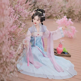 汉服套装;汉服禅茶服;童汉服