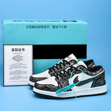 莆田aj男鞋子蛇年男女鞋情侣学生运动板鞋子男生透气防滑摩擦有声