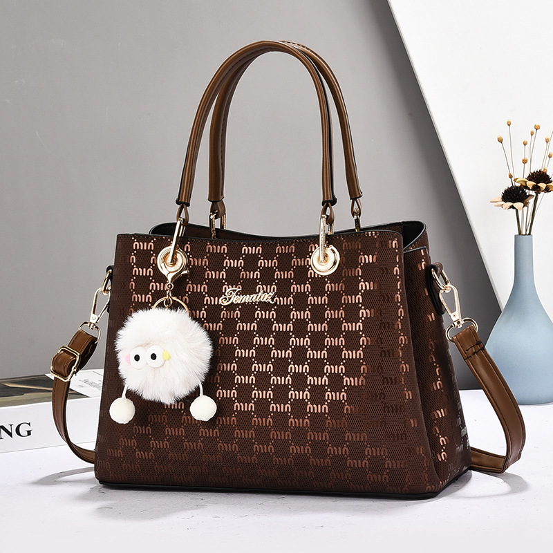 Bolso bandolera de color sólido de viajero de temperamento portátil de nueva moda para damas Bolso bandolera de gran capacidad simple y popular
