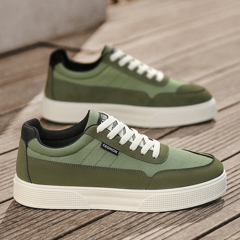 Xiaoqing año nuevo y verano nuevo estilo cómodo y transpirable tacón plano boca baja a juego casual estilo coreano todo-fósforo zapatos perezosos con cordones