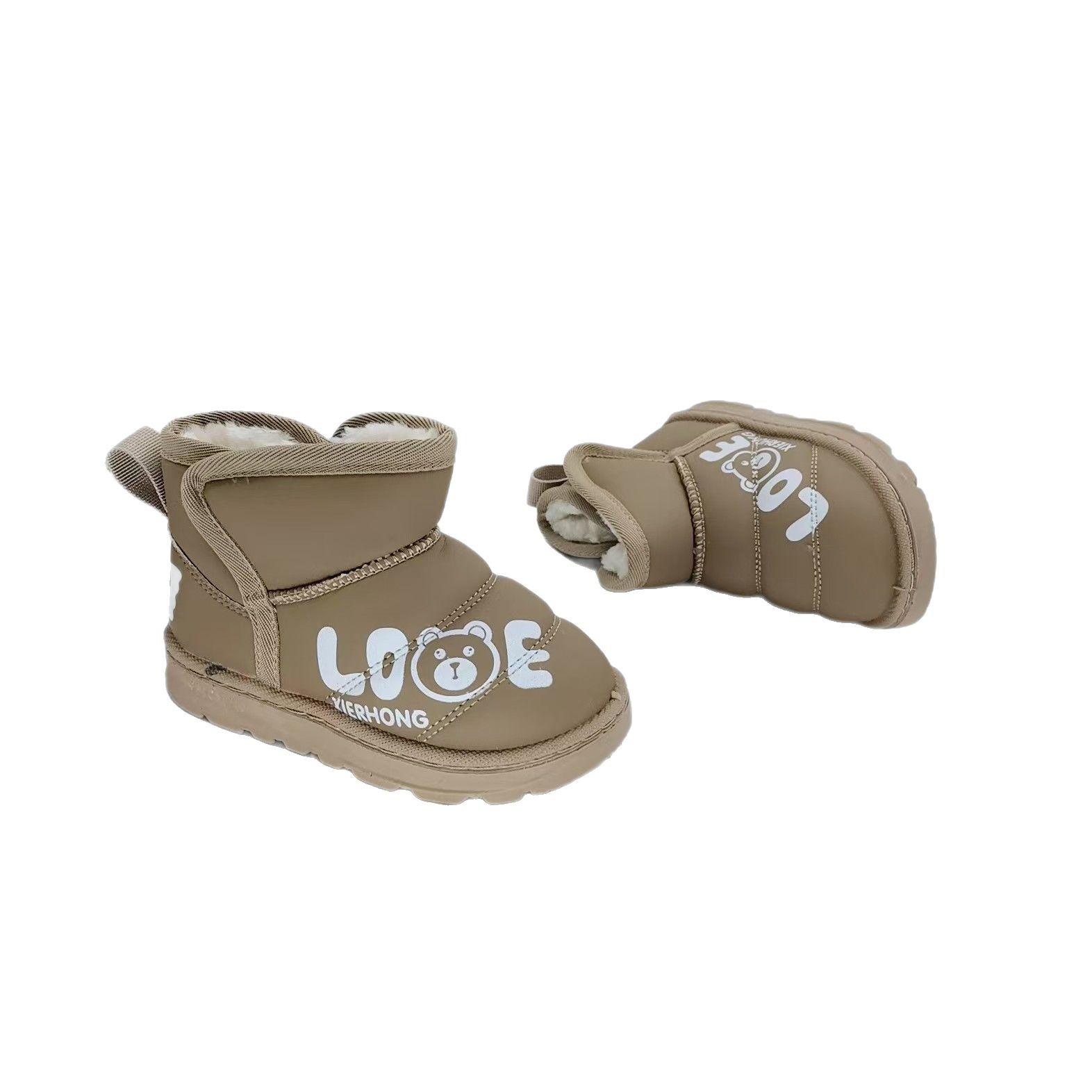 Botas de algodón de invierno de lana para niños y niñas botas de nieve zapatos de algodón para niños zapatos deportivos de algodón para niños zapatos de niñas