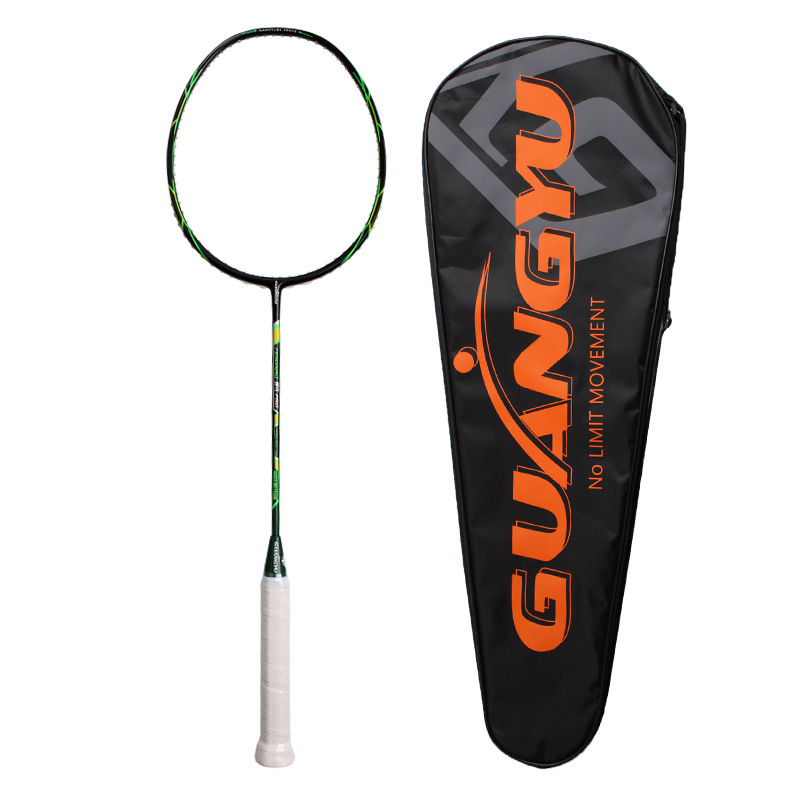 Guangyu ハミンバード 6U 超軽量バドミントンラケットカーボンファイバー家庭用大人のバドミントンラケット軽量エンターテイメントトレーニングラケット|undefined