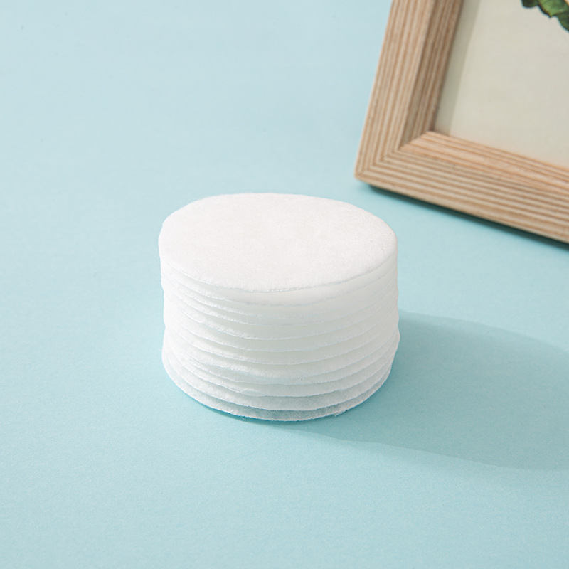 [Fábrica] 100 piezas de maquillaje de algodón removedor de maquillaje de doble cara belleza cuidado de la piel manicura blanco doble efecto compresa húmeda almohadilla de algodón de maquillaje