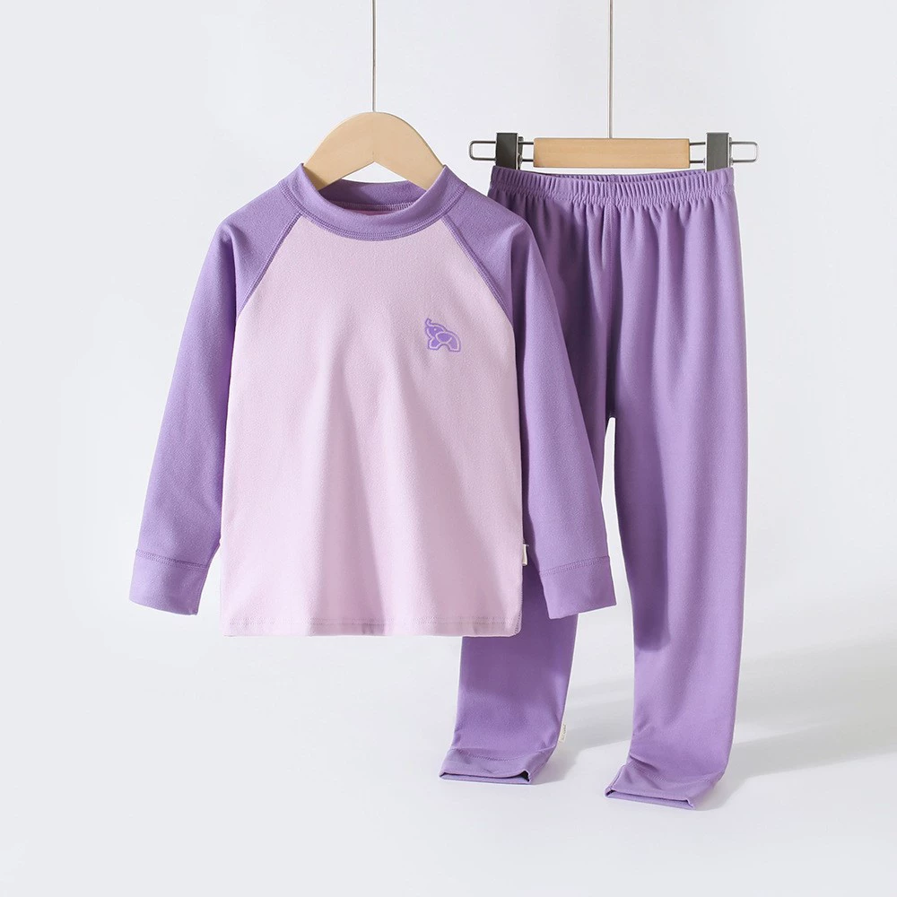 Детский утепленный комплект, приятное к телу термобелье для мальчиков, пижама, для подростков