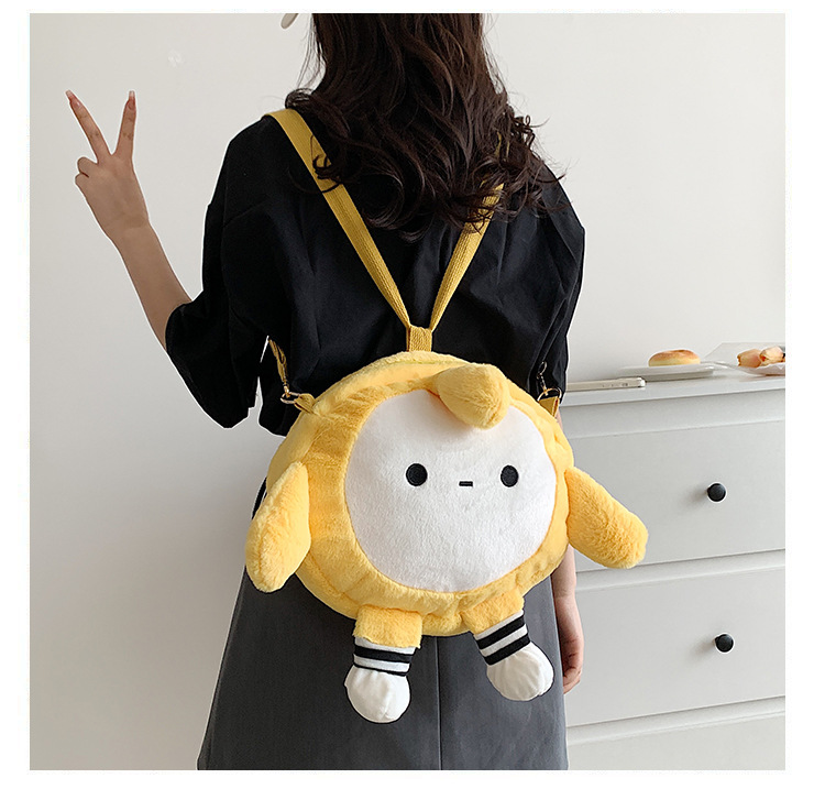 Bolsa de peluche femenina, linda, estilo Coolomi, bandolera, maquillaje, regalo de cumpleaños, al por mayor