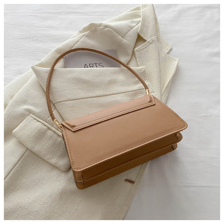 Personalized and Minimalist High-quality and Versatile Korean Version Bag for Women's Bag 2024 Spring New Car Sewn Single Shoulder Underarm Handbag_voghion.com