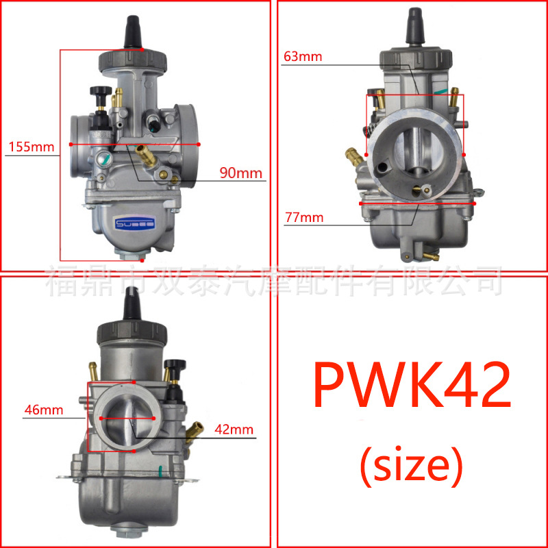 Motorcycle Pwk Carburetor 33/34/35/36/38/40/42mm Atv Utv Racing Cross-Border Hot Sale