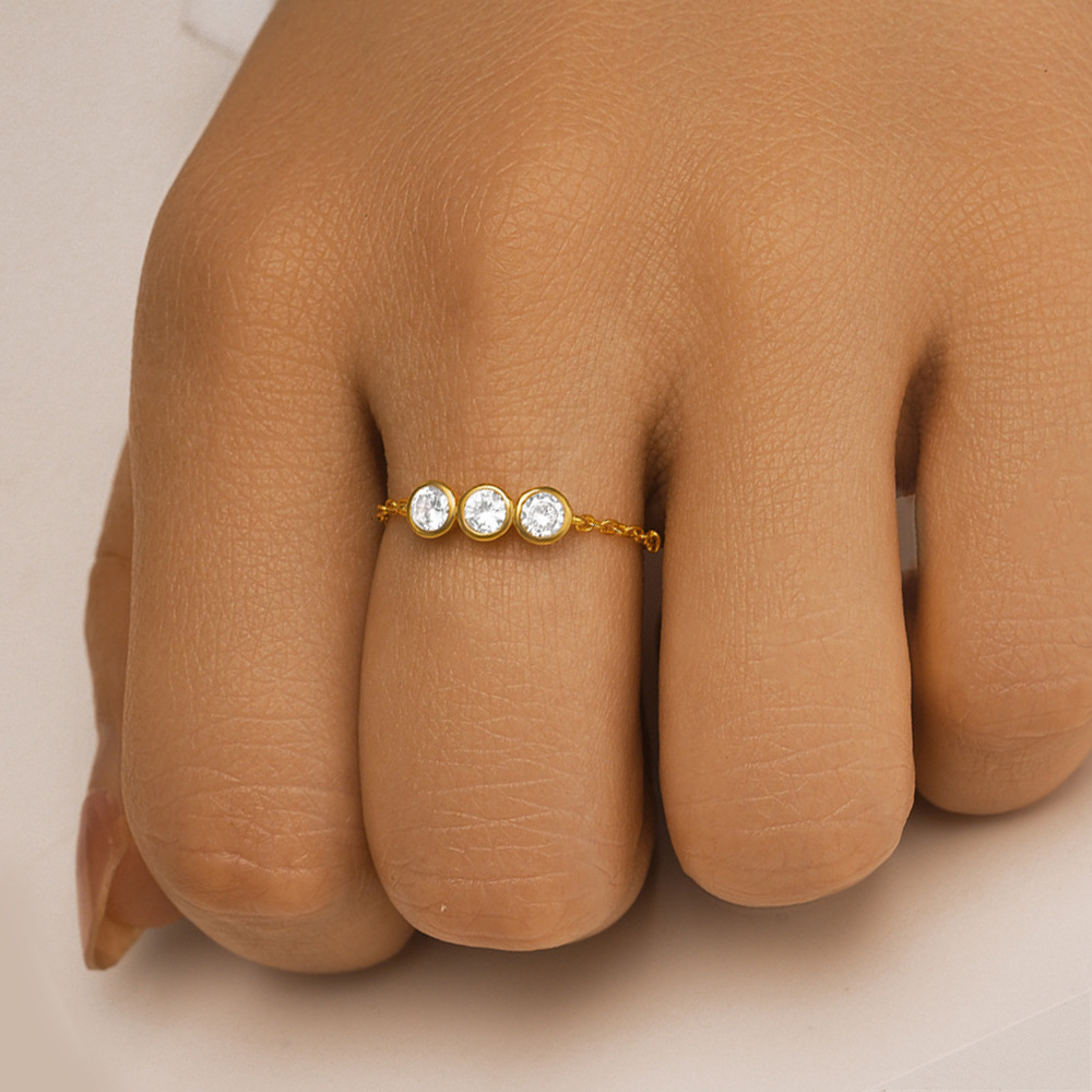 2g Weight Zircon Inlay Material Rings Classification Adjustable Ring Size 1 Piece Quantity Daily Occasion 925 Sterling Silver Material Geometric Pattern All Seasons Season Women's Gender Plating, Inlay Design IG Style Style 925 Sterling Silver Zircon Geometric Rings 925 Sterling Silver Rings 15