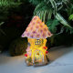 Solar Flower Room Light Outdoor Garden Hummingbird Viewing Landscape Light Garden Light Garden Night Light Resin Crafts