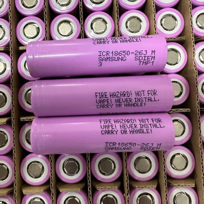 New Samsung 26J2600mah3.7V Lithium Battery Mobile Power Laptop Battery 10A High Rate