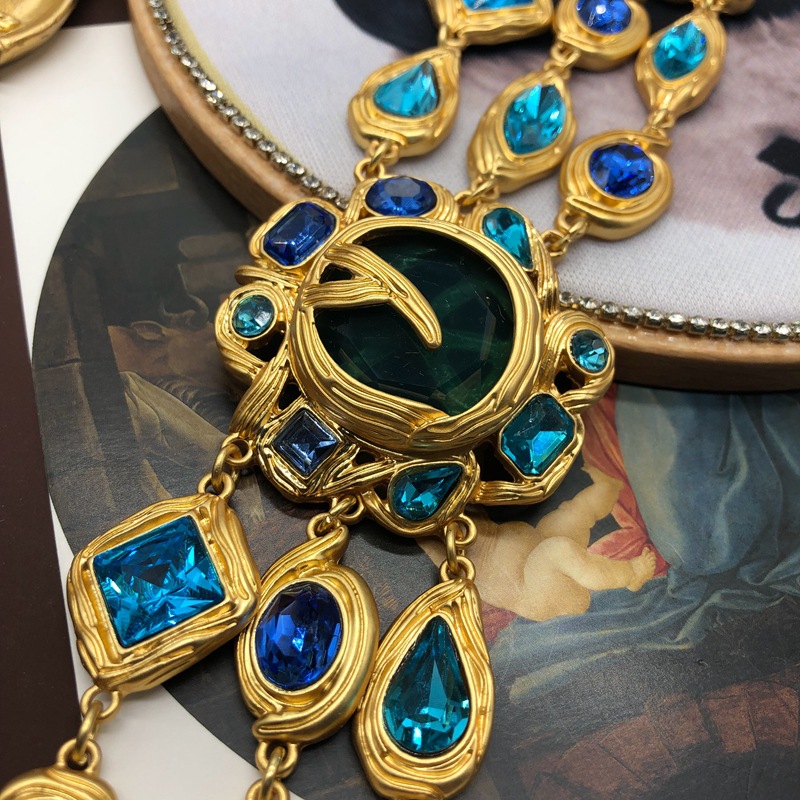 12g Weight Bracelets, Earrings, Necklace Classification Daily Occasion Alloy Material Leaf Pattern Women'S Gender Plating Design Retro Style Retro Leaf Alloy Plating Women's Bracelets Earrings Necklace 6