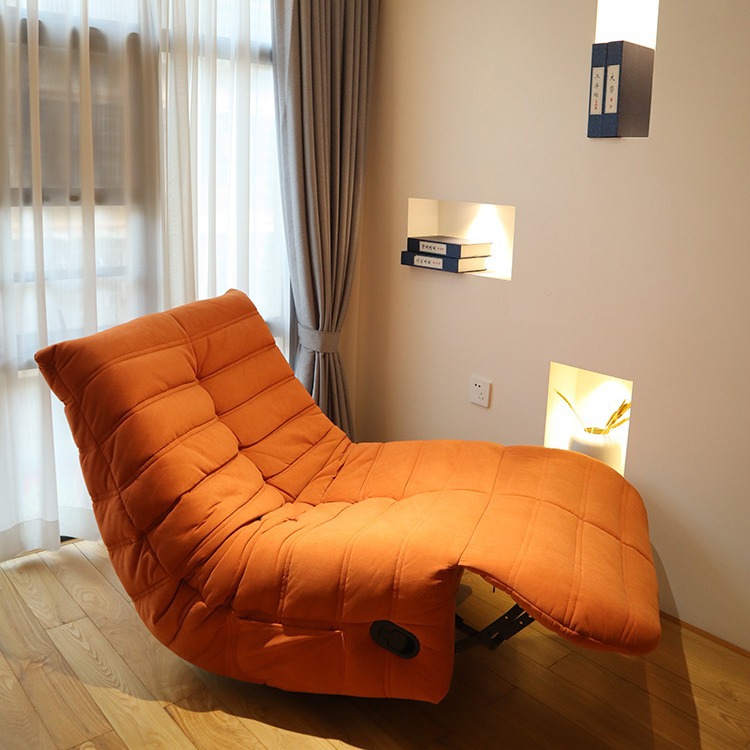 Direct selling function caterpillar rotating chair living room balcony sofa chair single swing chair leisure reclining chair lazy sofa chair