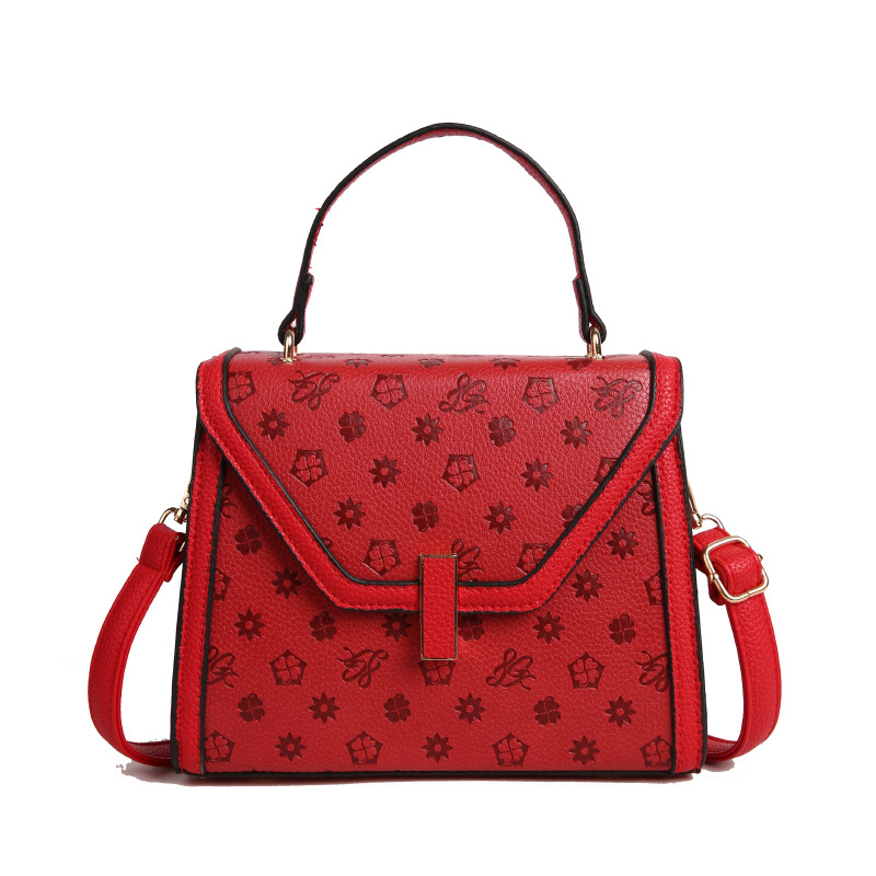 Bolso de textura transfronteriza 2025 verano nuevo bolso femenino retro patrón de lichi bolso de hombro bolso de mensajero en relieve de moda