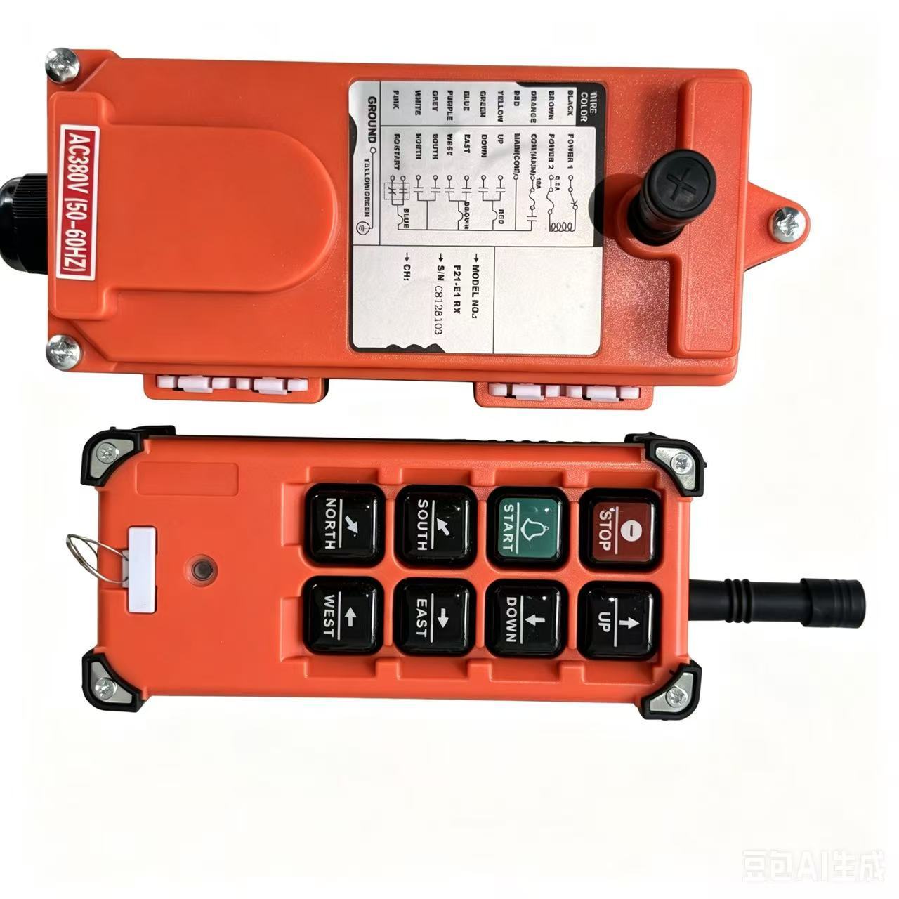 F21-E1B Botón en inglés Control remoto industrial inalámbrico Versión de exportación transfronteriza Control remoto de conducción Control remoto Yuding