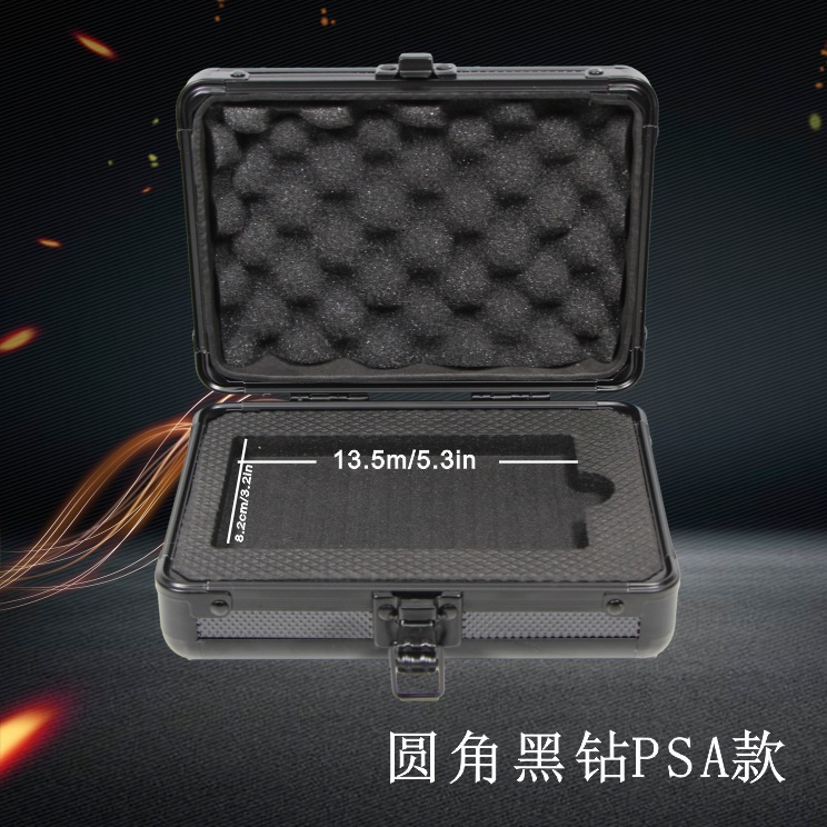 Caja para tarjetas en stock, caja de almacenamiento para tarjetas tipo brick, caja de colección para tarjetas con clasificación PSA BGS, caja de almacenamiento de aleación de aluminio.