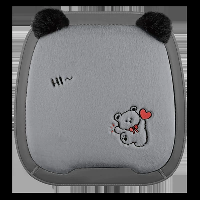 Wool pad, Plush Elevated Seat Cushion Thickened - square-pad-textured-gray-square-pad