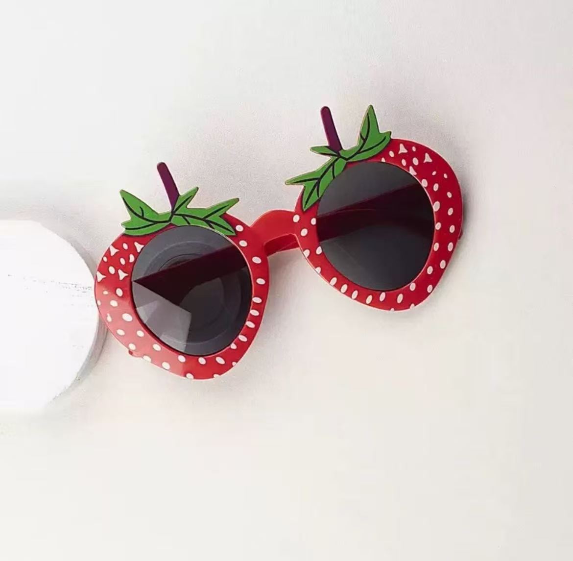 Fiesta hawaiana gafas de fruta decoración de baile fotos props playa vacaciones gafas de sol festivales gafas de sol extrañas image 18