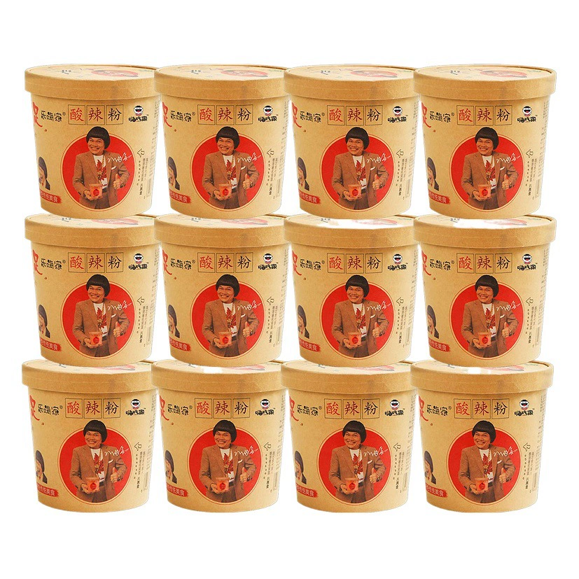 Привет ешь дома горячий и кислый порошок 143 г * 12 бочек полная коробка сладкого картофельного порошка улитки закуски для отдыха удобный фаст-фуд полуночная закуска