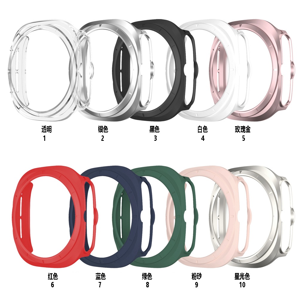 New PC hollowed-out case watch applicable to Samsung Galaxy Watch8 (2025) /7 ultra case full figure