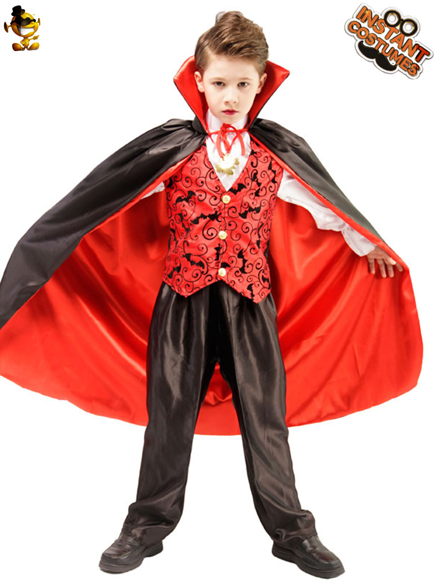 Transfronterizos suministro de Halloween horror trajes infantiles baile de maquillaje cosplay vampiro chico image 1