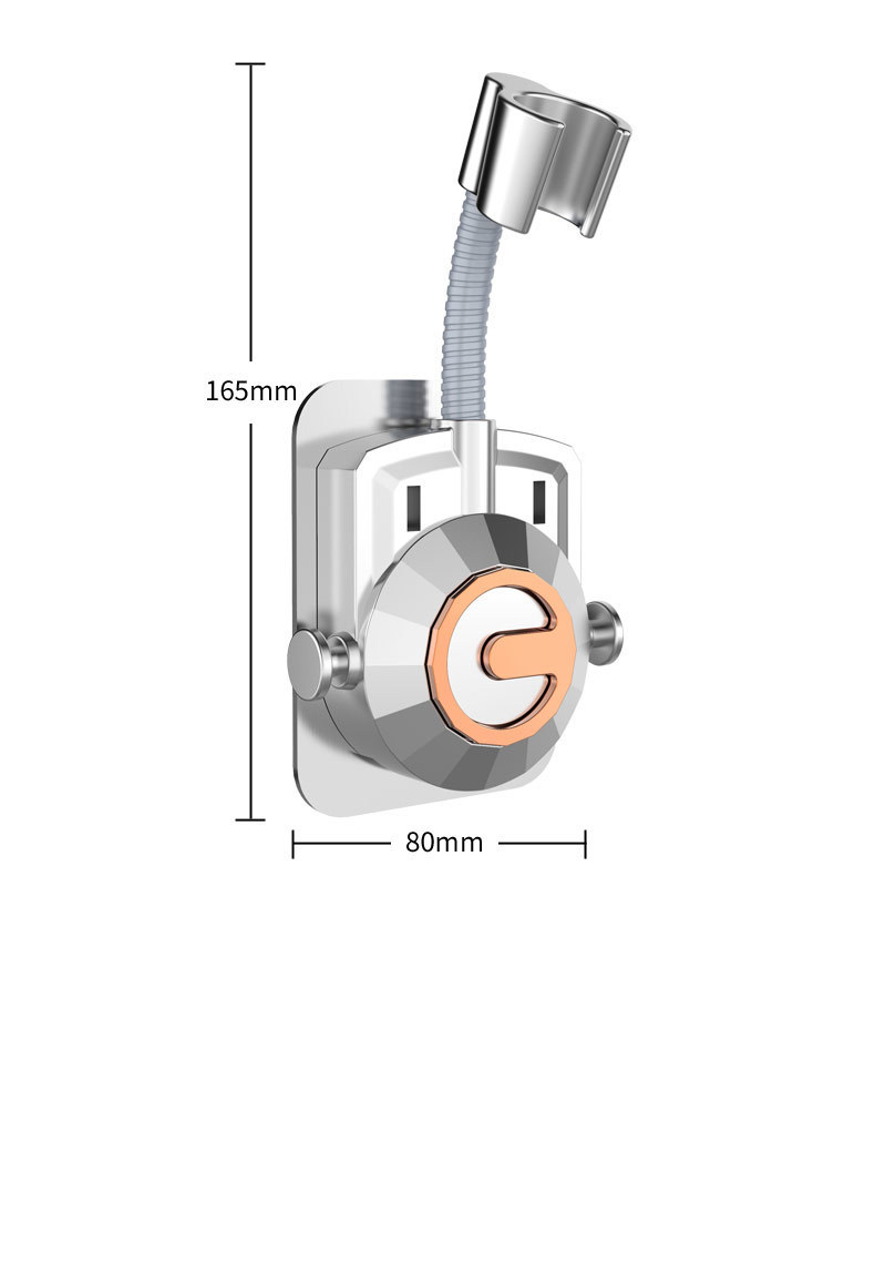 Non-drilling household showerhead bracket, bathroom showerhead accessory fixing wonder, universal showerhead base hook undefined
