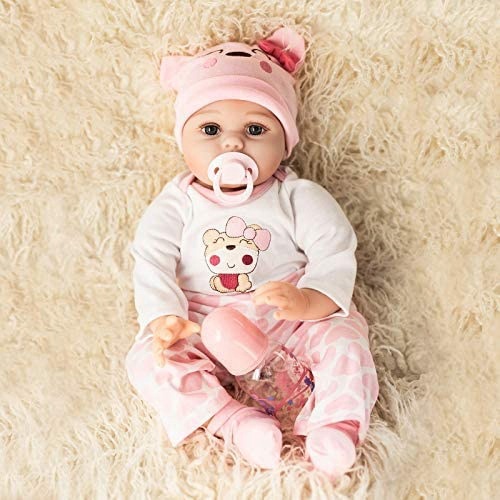 Simulación de cuerpo de tela de vinilo muñeca renacida transfronteriza bebé juguete regalo