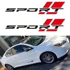 Shenwinfyスポーツアルファベットデカールトラック側ビニールステッカー自動車改造車ドアステッカーsport