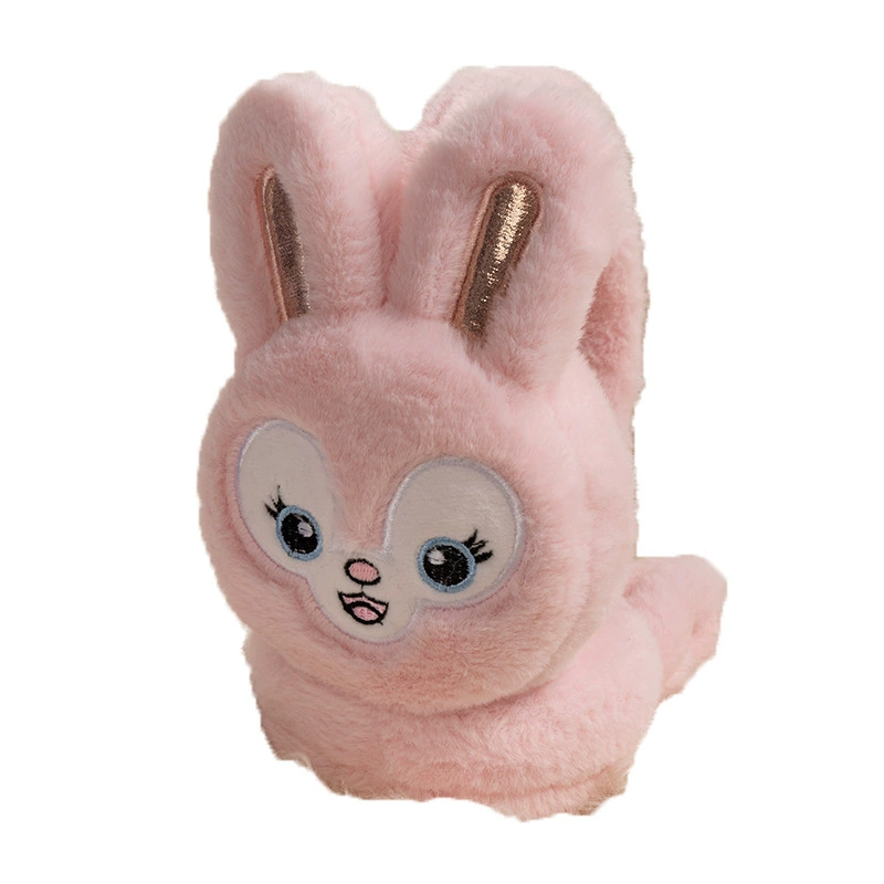 Cartoon windproof foldable keep warm headphones for elementary school students, ear protection, wholesale