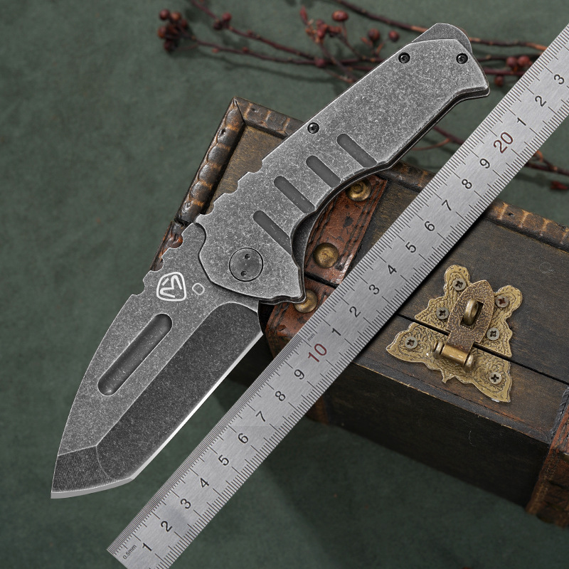 无锁折叠刀求生工具持久锋利便携防身高硬度锋利水果刀多功能小刀