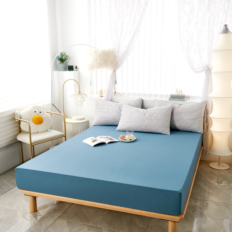 Set di biancheria da letto minimalista a righe, tre pezzi, stile nordico INS, letto in cotone americano e copripiumino_voghion.com