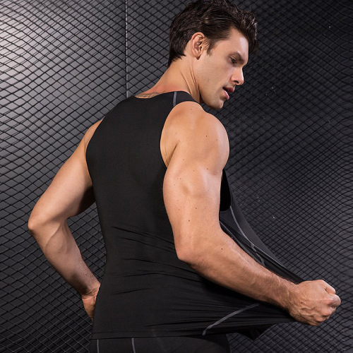 Striving Source Factory Elastic Breathable Fitness Tank Top for Men Sports Tank Top for Men Quick-Drying Tank Top Running Training