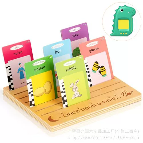 Деревянная карточная стойка для хранения многофункциональная настольная покерная карта стеллаж для детских мультипликационных карт