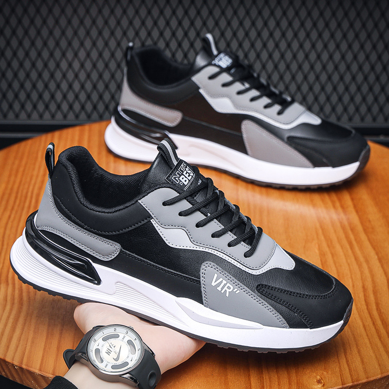 Zapatos de hombre calientes 2025 otoño y invierno zapatos deportivos casuales de moda coreana transpirables antideslizantes zapatos de correr suaves ligeros