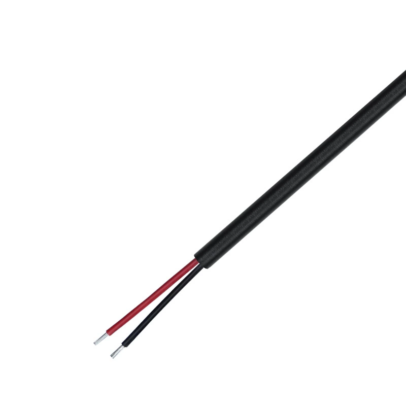 DC, copper black power cable, extender, custom-made