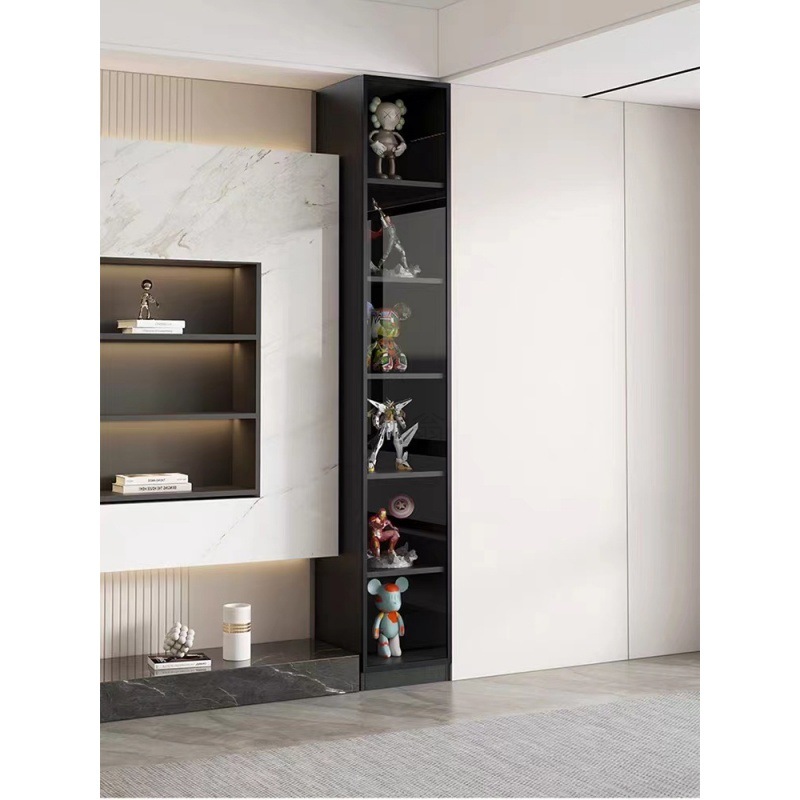 3L ready-made TV side cabinet, one door to top solid wood wine cabinet, sandwich storage cabinet, hand-made display cabinet, sideboard cabinet