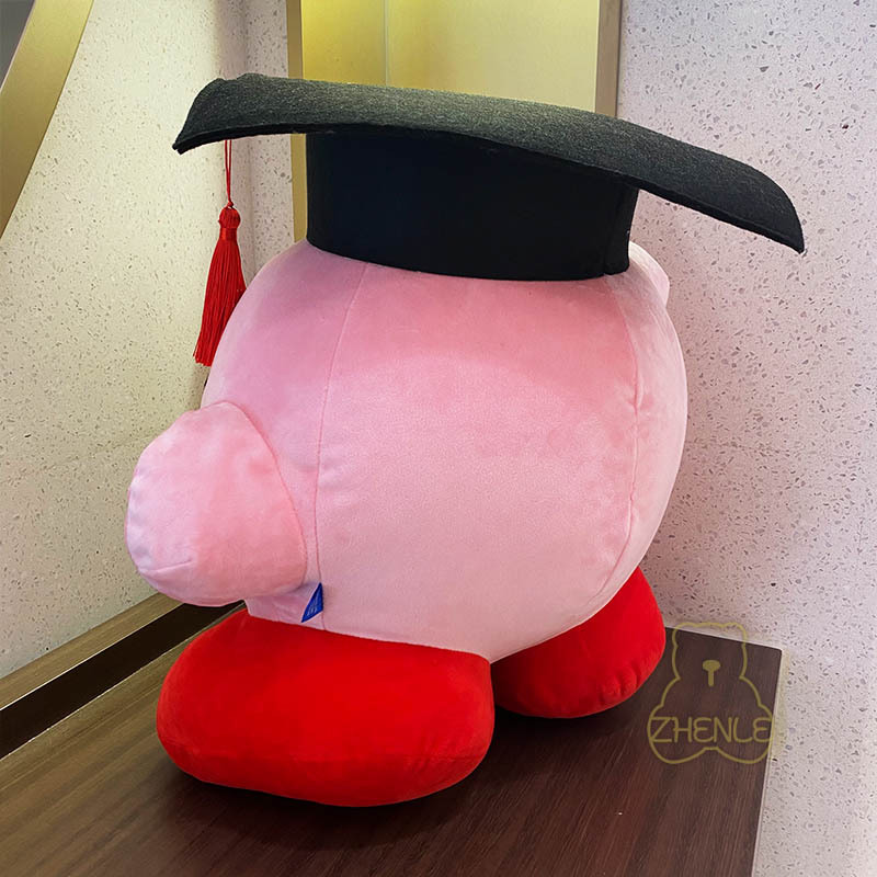 Nuevo Peluche Bidimensional de Kirby con Gorro de Doctor, Edición Juvenil de Graduación, Regalo de Kirby