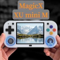 XUminiMハンドヘルドゲーム機2024magicX新商品レトロレトロレトロダブルホールロッカーオープンソース携帯機