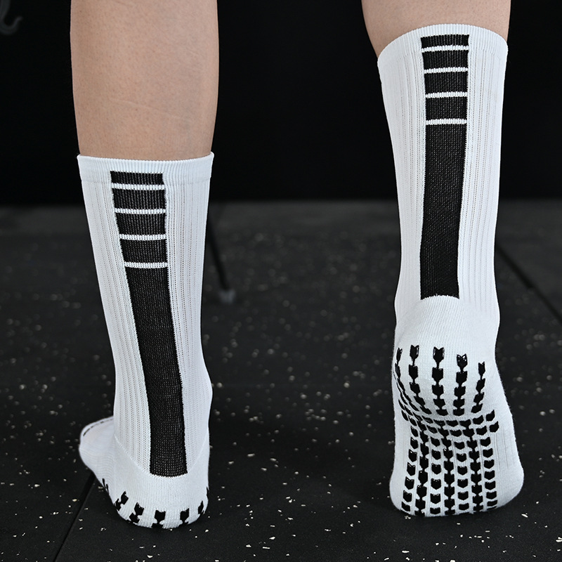 Zt04 Professional Elite Soccer Socks for Men, Non-Slip, Practical Training, Thickened Towel Bottom, Energy Strip Mid-Calf Socks