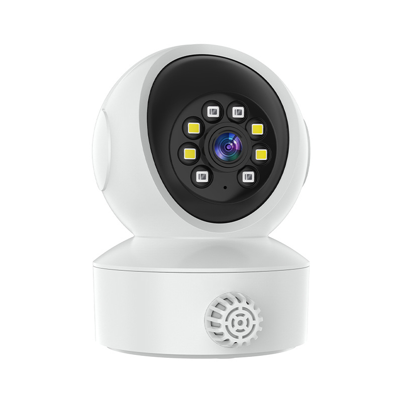 Procesamiento de máquina de monitoreo de cámara de agitación de pistola inalámbrica WiFi personalizada, hogar interior HD con cámara remota de teléfono móvil