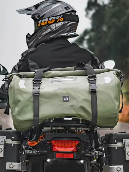 Solayton Waterproof Motorcycle Travel Bag Luggage Bag Packing Bag Long-distance Riding Rear Seat Bag Car Tail Bag Rescue Bag