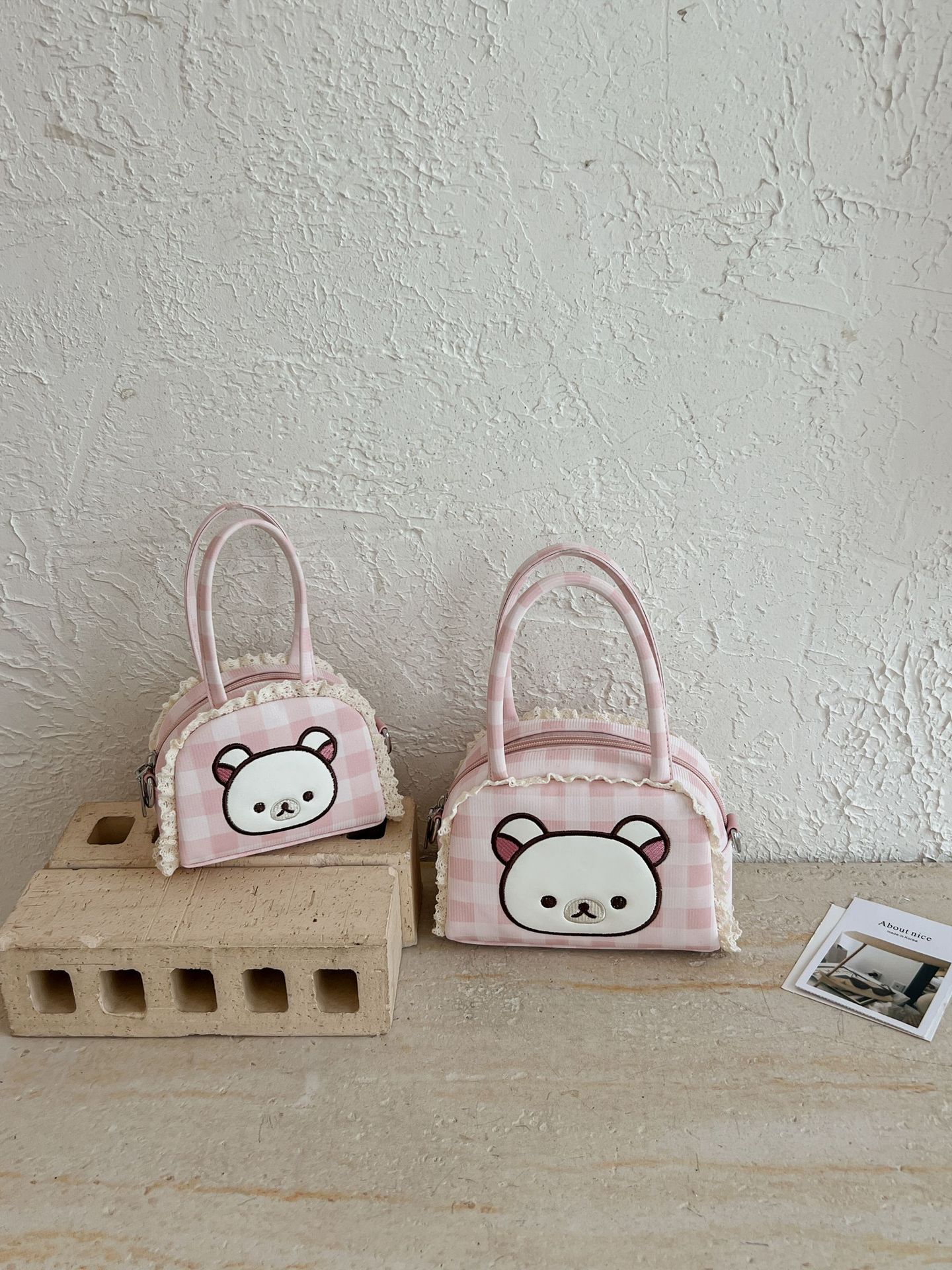 Bolso coreano lindo de dibujos animados 2026 padres-hijos de moda mini bolso de cambio nuevo estilo de invierno bolso de lápiz labial para chicas
