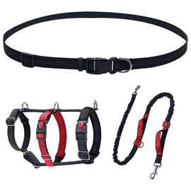 跨境爆款胸背带工字狗背带适合小中大型宠物遛狗绳狗背带