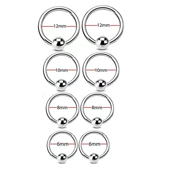 Прокалывание Базовые ПА Кольцо BCR Кольцо Зажим Молочное Кольцо Кольцо Аксессуары Одежда