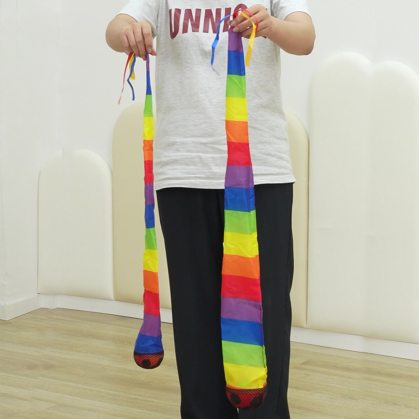 Meteor bola bolsa de arena jardín de infantes equipos de entrenamiento sensorial cinta de color con resistencia al viento softball equipos deportivos para niños lanzando bola