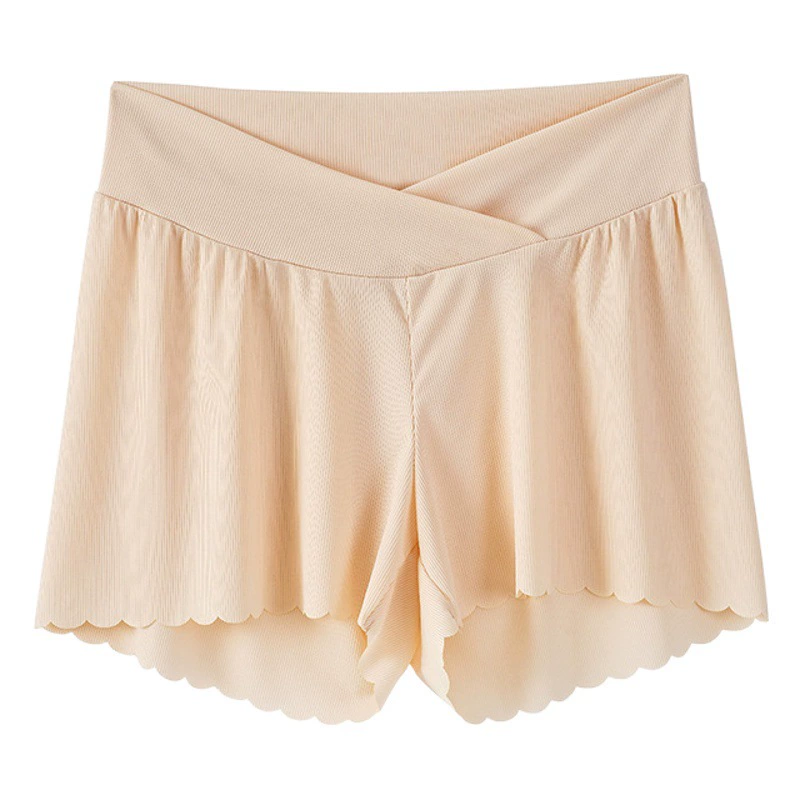 Весенне-летние тонкие свободные шорты для беременных, поддерживающие живот, женская верхняя одежда, тройные штаны, женские защитные штаны больших размеров с антибликовым покрытием